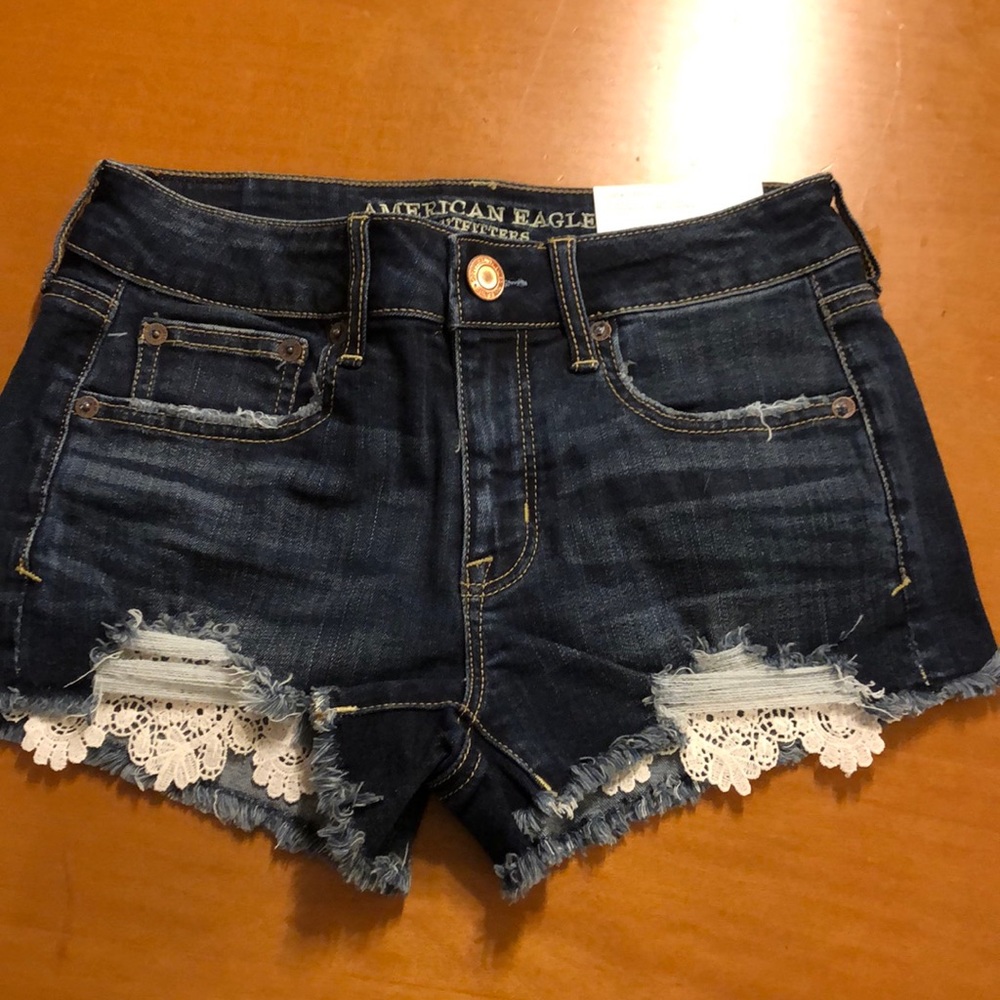 Denim shorts